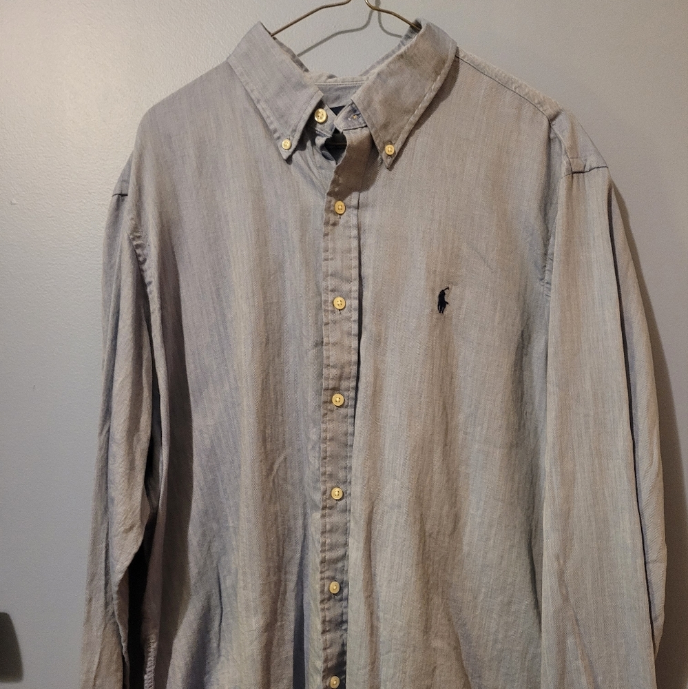 Ralph Lauren Mens Button Dress Shirt